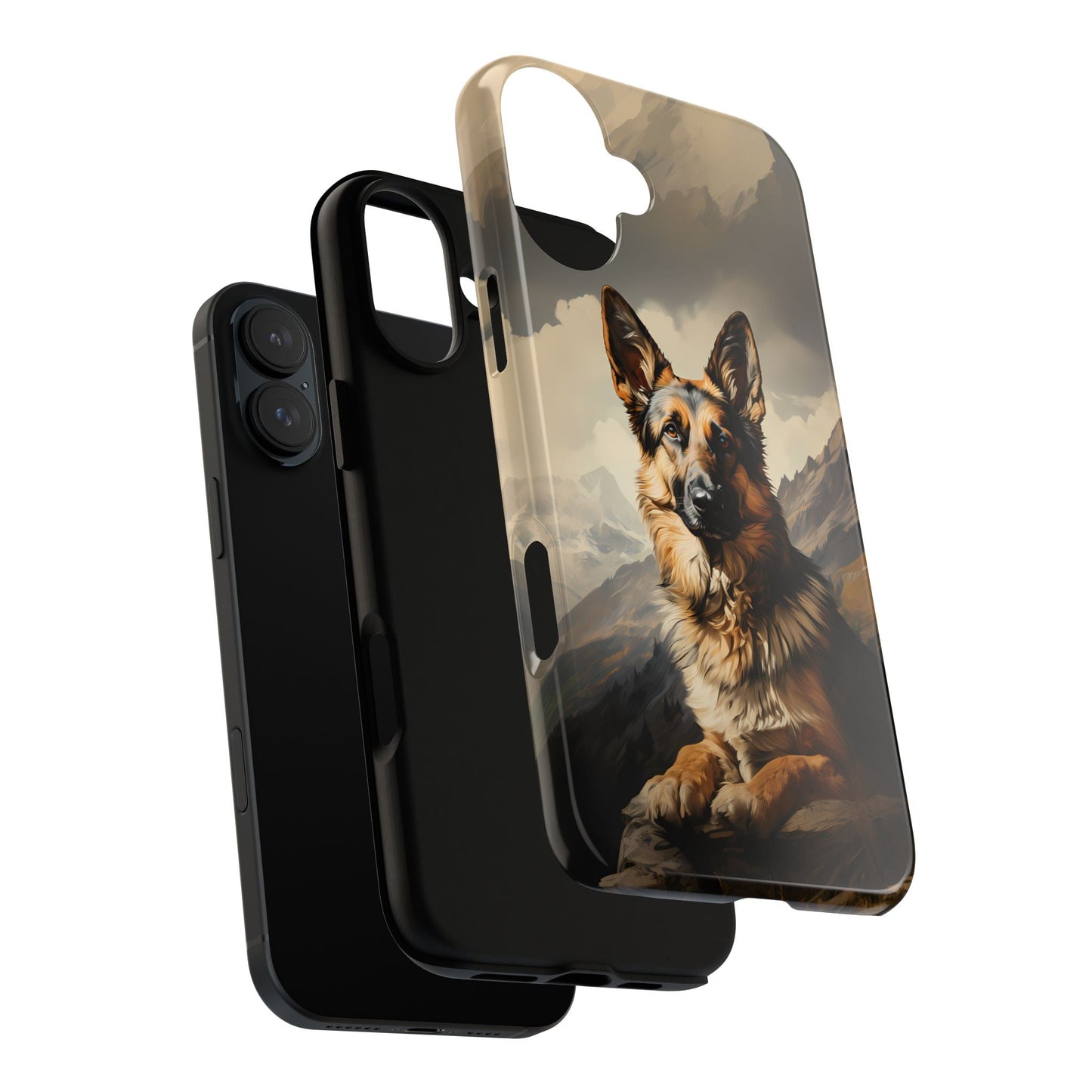 German Shepard Owners! Show Your Love For The Breed With This New iPhone & Samsung Galaxy Phone Case! Double Layered Protection! - BOGO Cases