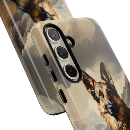 German Shepard Owners! Show Your Love For The Breed With This New iPhone & Samsung Galaxy Phone Case! Double Layered Protection! - BOGO Cases