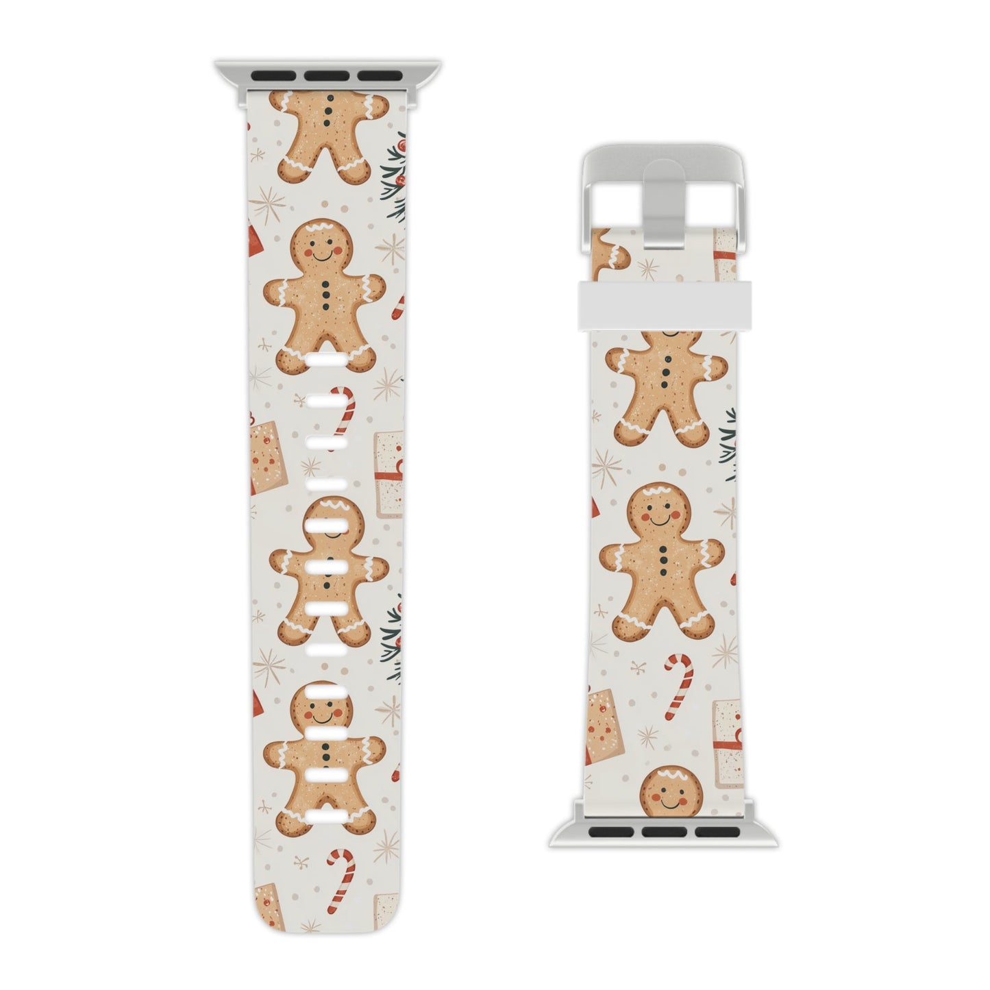 Gingerbread Holiday Cheer Apple Watch Band - BOGO Cases