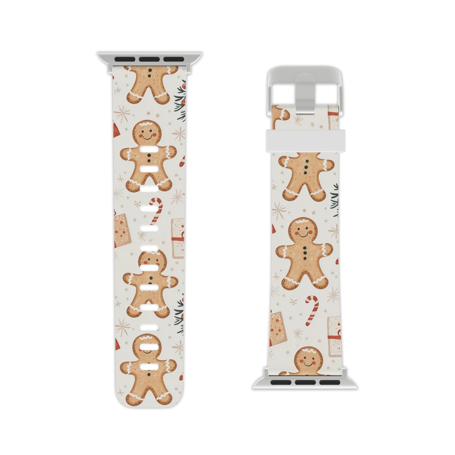 Gingerbread Holiday Cheer Apple Watch Band - BOGO Cases