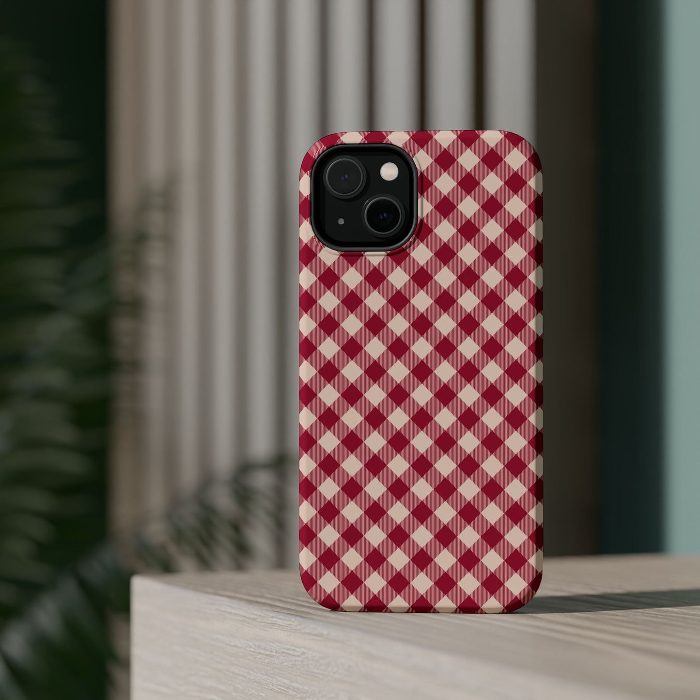 Gingham Chic MagSafe iPhone Case - BOGO Cases
