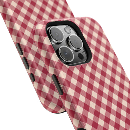 Gingham Chic MagSafe iPhone Case - BOGO Cases