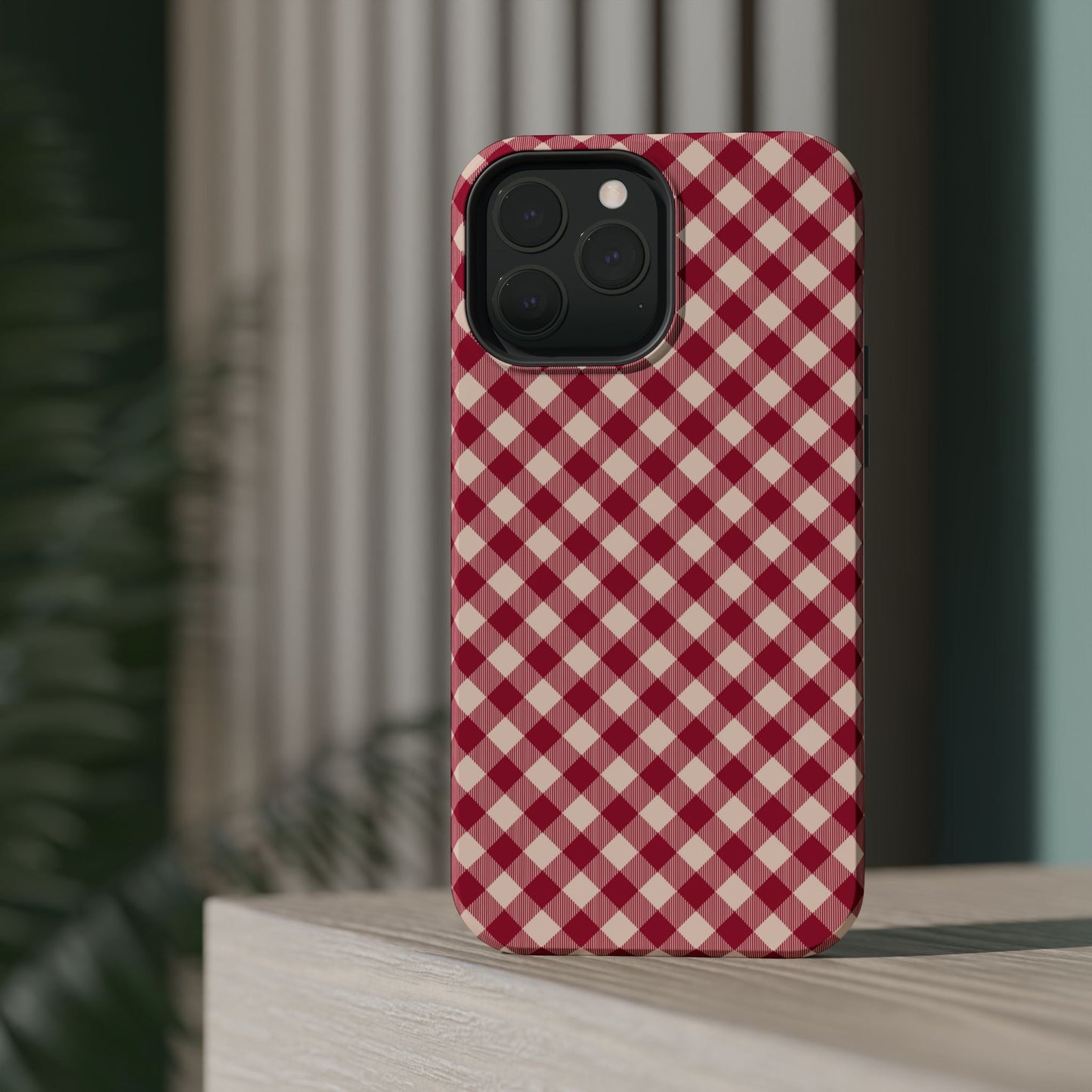 Gingham Chic MagSafe iPhone Case - BOGO Cases