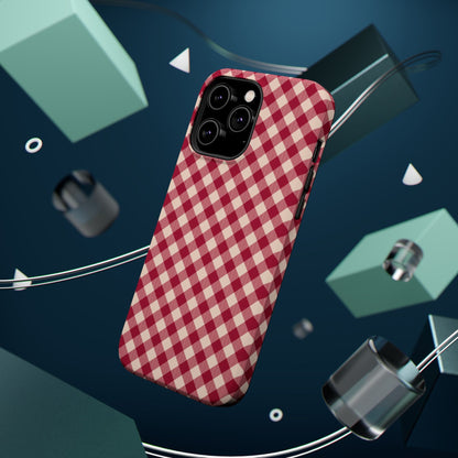Gingham Chic MagSafe iPhone Case - BOGO Cases