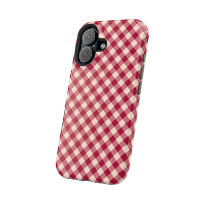 Gingham Chic MagSafe iPhone Case - BOGO Cases