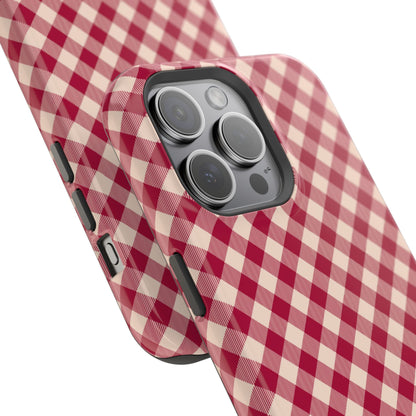 Gingham Chic MagSafe iPhone Case - BOGO Cases