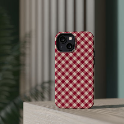 Gingham Chic MagSafe iPhone Case - BOGO Cases