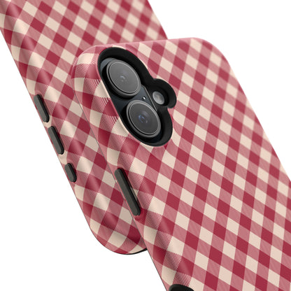 Gingham Chic MagSafe iPhone Case - BOGO Cases