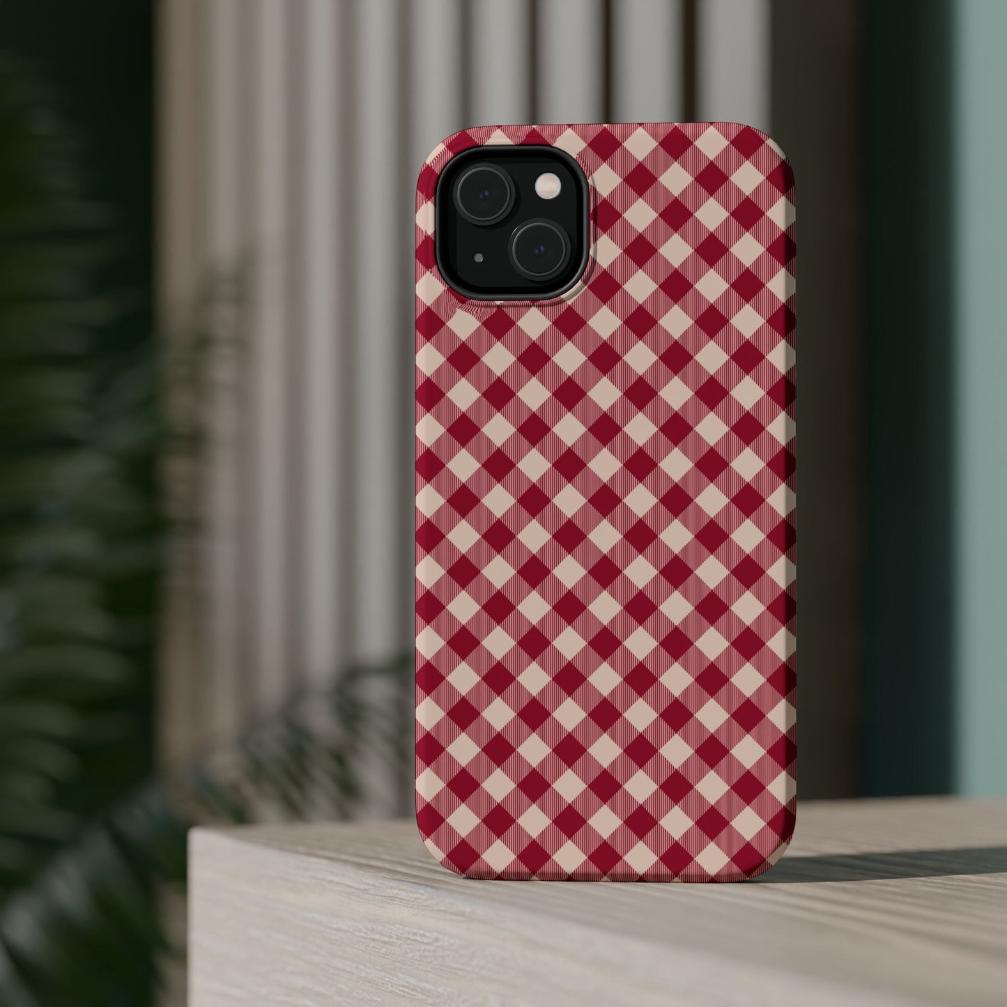 Gingham Chic MagSafe iPhone Case - BOGO Cases