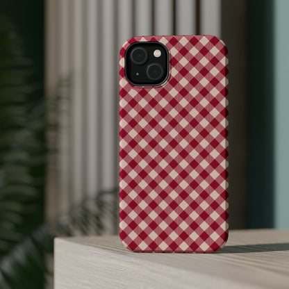 Gingham Chic MagSafe iPhone Case - BOGO Cases