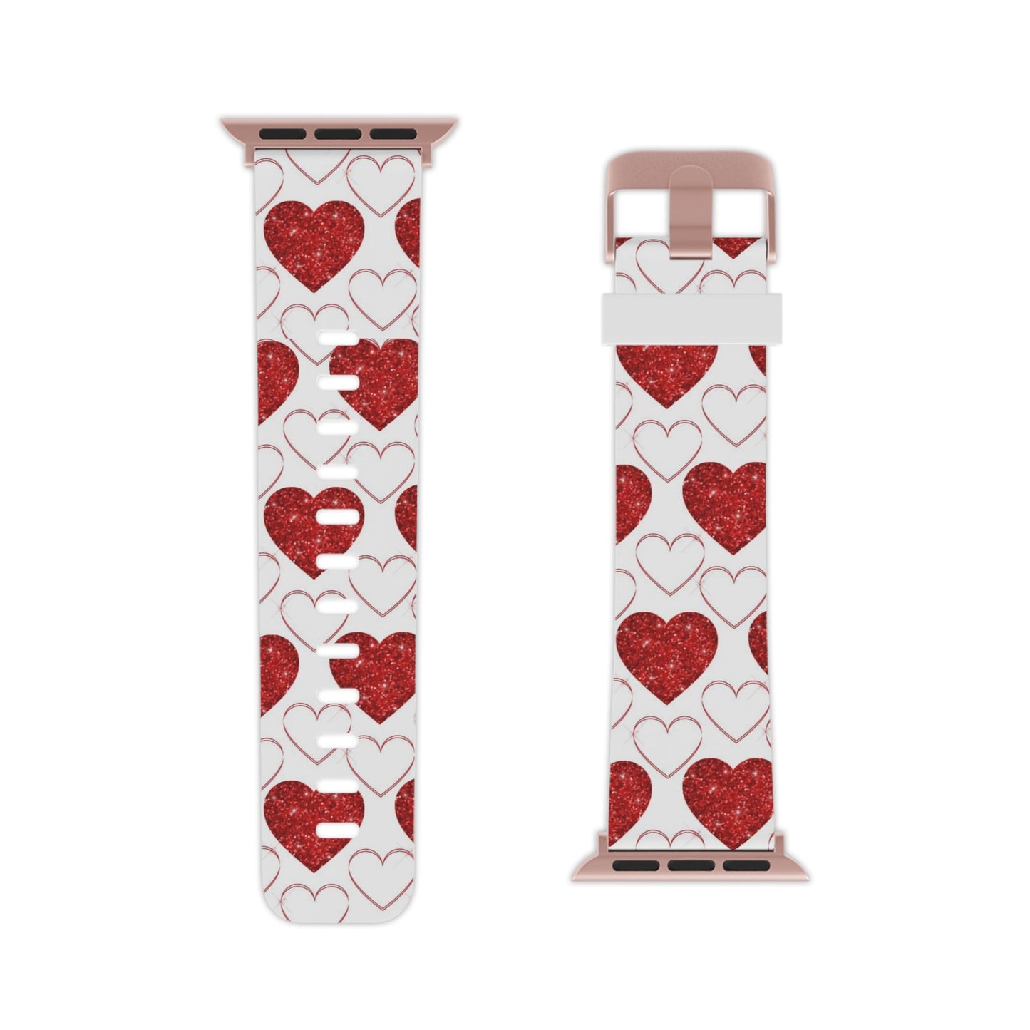  Glitter Heart Bliss Apple Watch Band - BOGO Cases