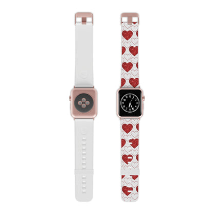  Glitter Heart Bliss Apple Watch Band - BOGO Cases