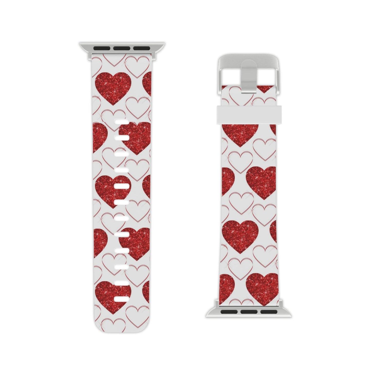  Glitter Heart Bliss Apple Watch Band - BOGO Cases