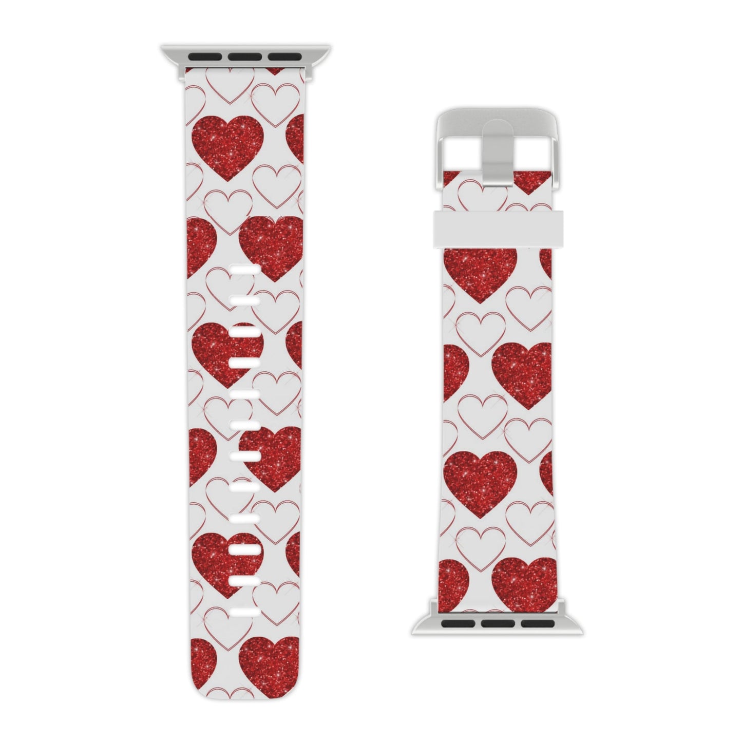  Glitter Heart Bliss Apple Watch Band - BOGO Cases