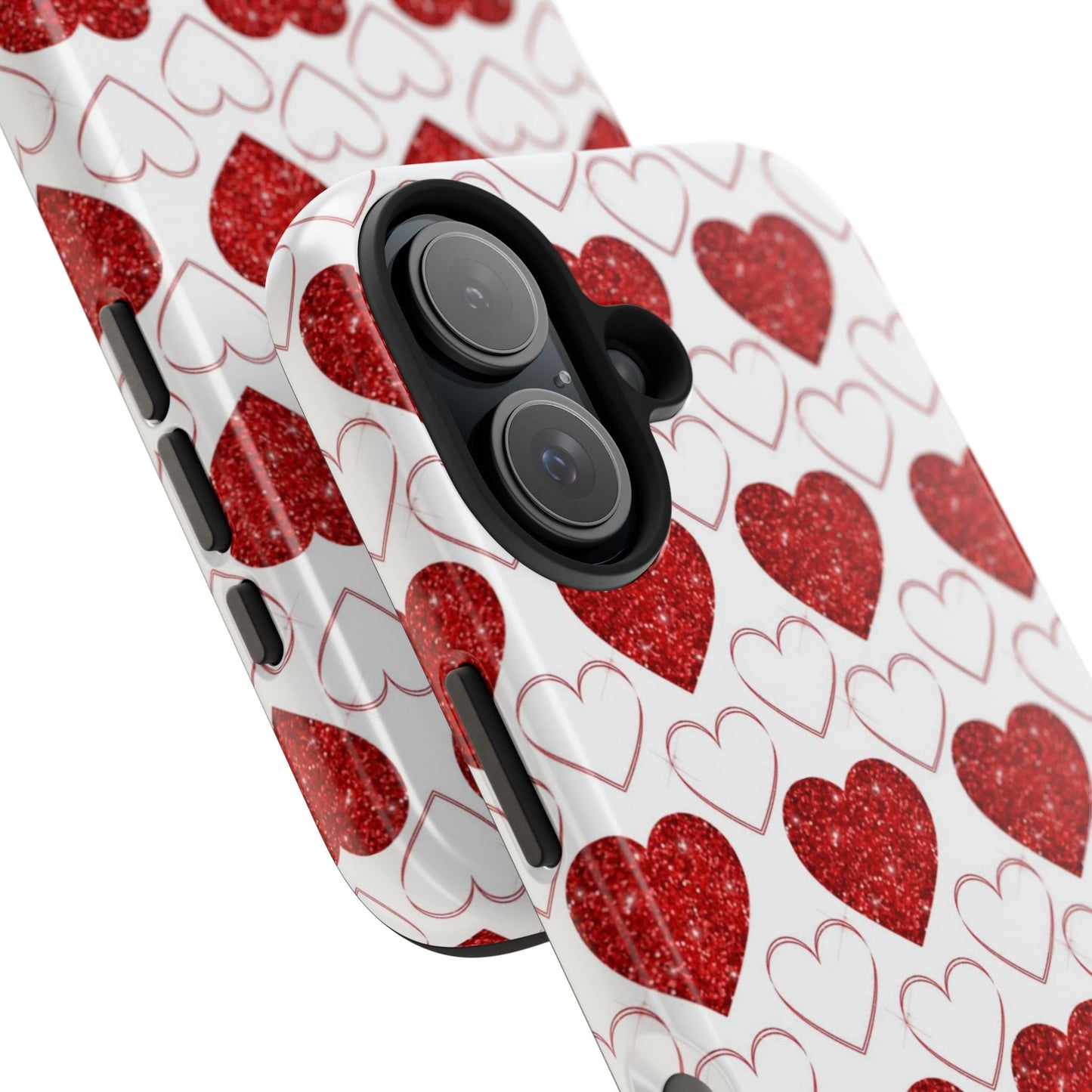 Glitter Heart Bliss - iPhone Series Case - BOGO Cases
