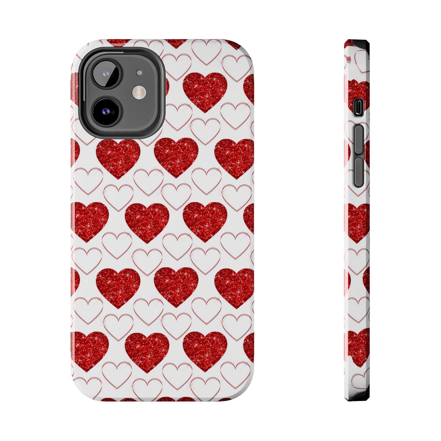Glitter Heart Bliss - iPhone Series Case - BOGO Cases