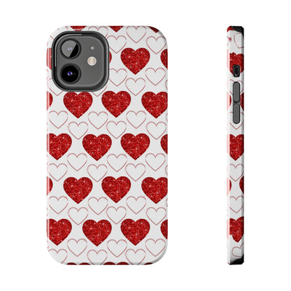 Glitter Heart Bliss - iPhone Series Case - BOGO Cases