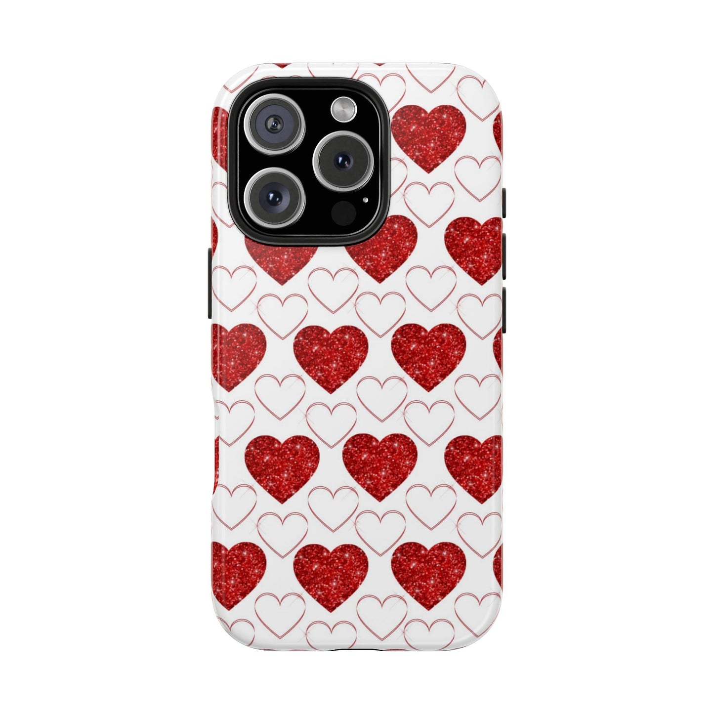 Glitter Heart Bliss - iPhone Series Case - BOGO Cases