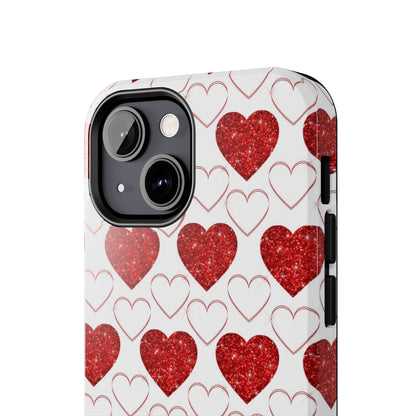 Glitter Heart Bliss - iPhone Series Case - BOGO Cases