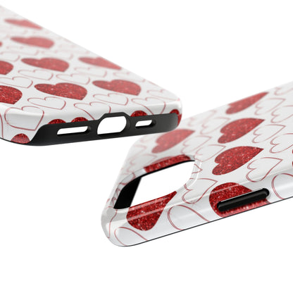 Glitter Heart Bliss - iPhone Series Case - BOGO Cases
