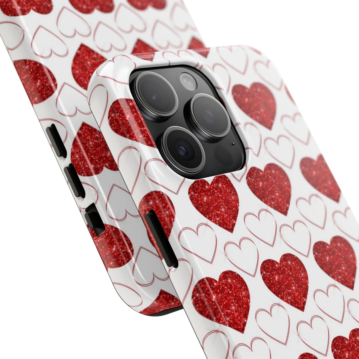 Glitter Heart Bliss - iPhone Series Case - BOGO Cases