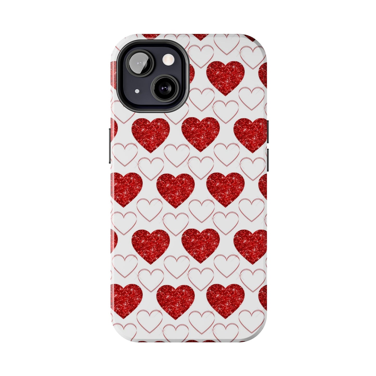 Glitter Heart Bliss - iPhone Series Case - BOGO Cases