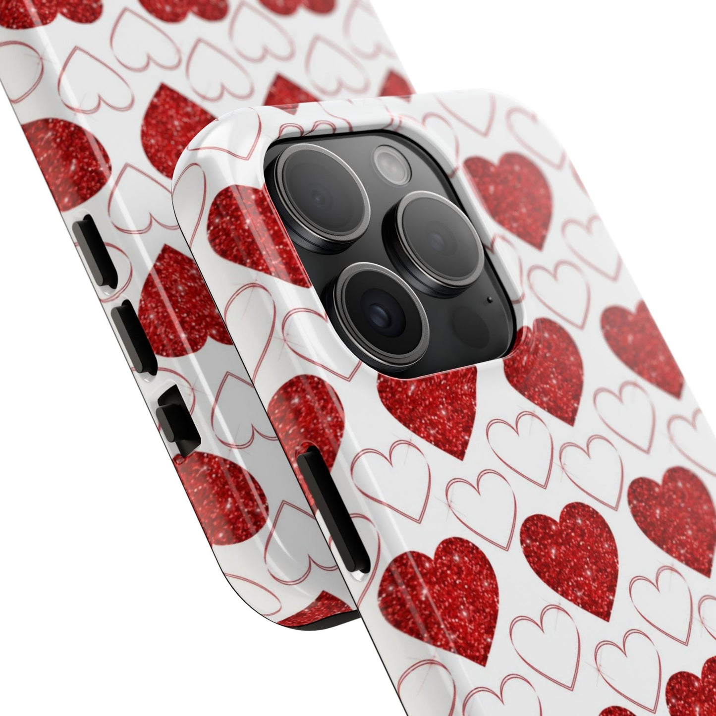 Glitter Heart Bliss - iPhone Series Case - BOGO Cases