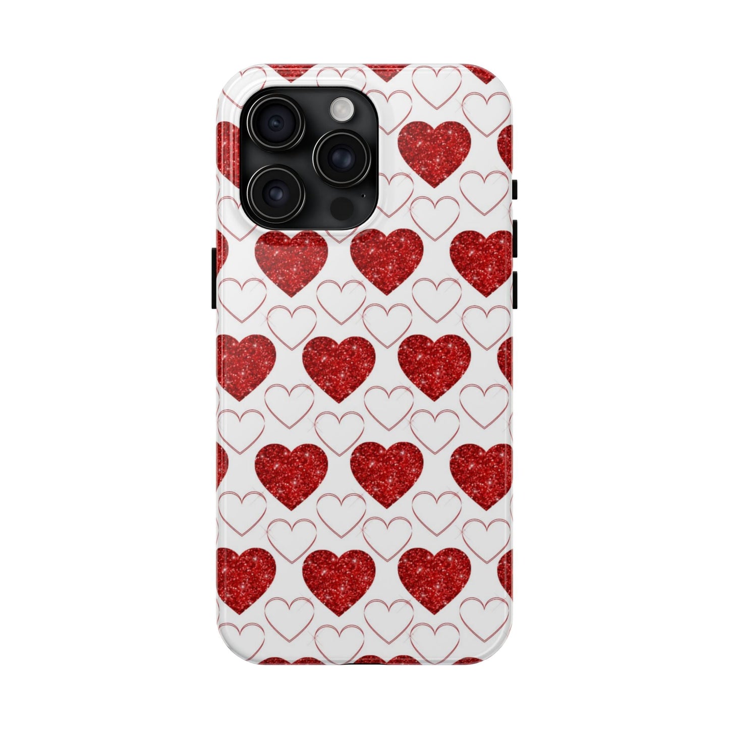 Glitter Heart Bliss - iPhone Series Case - BOGO Cases
