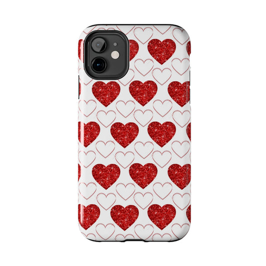 Glitter Heart Bliss - iPhone Series Case - BOGO Cases