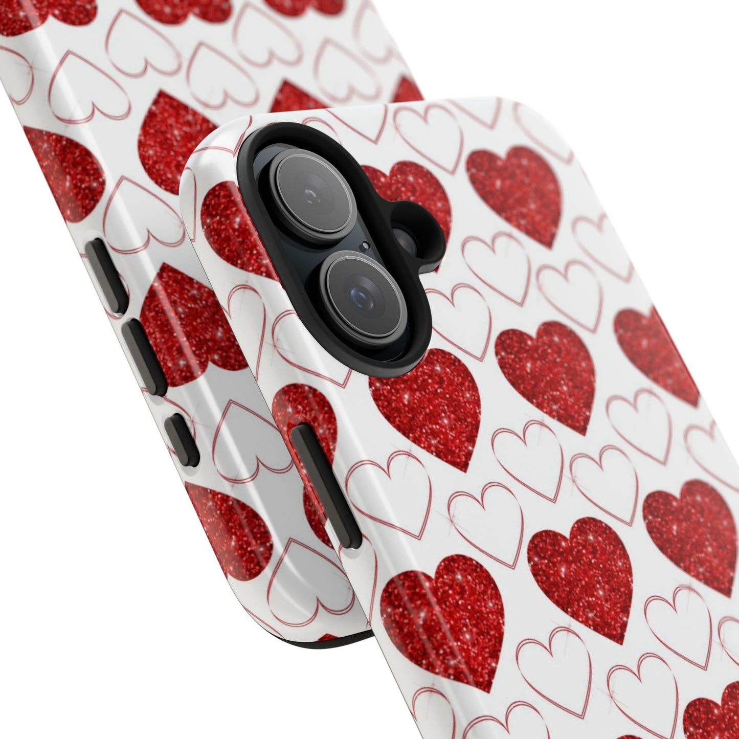 Glitter Heart Bliss - iPhone Series Case - BOGO Cases