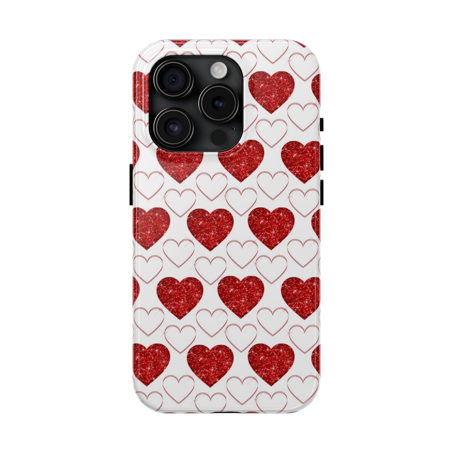 Glitter Heart Bliss - iPhone Series Case - BOGO Cases