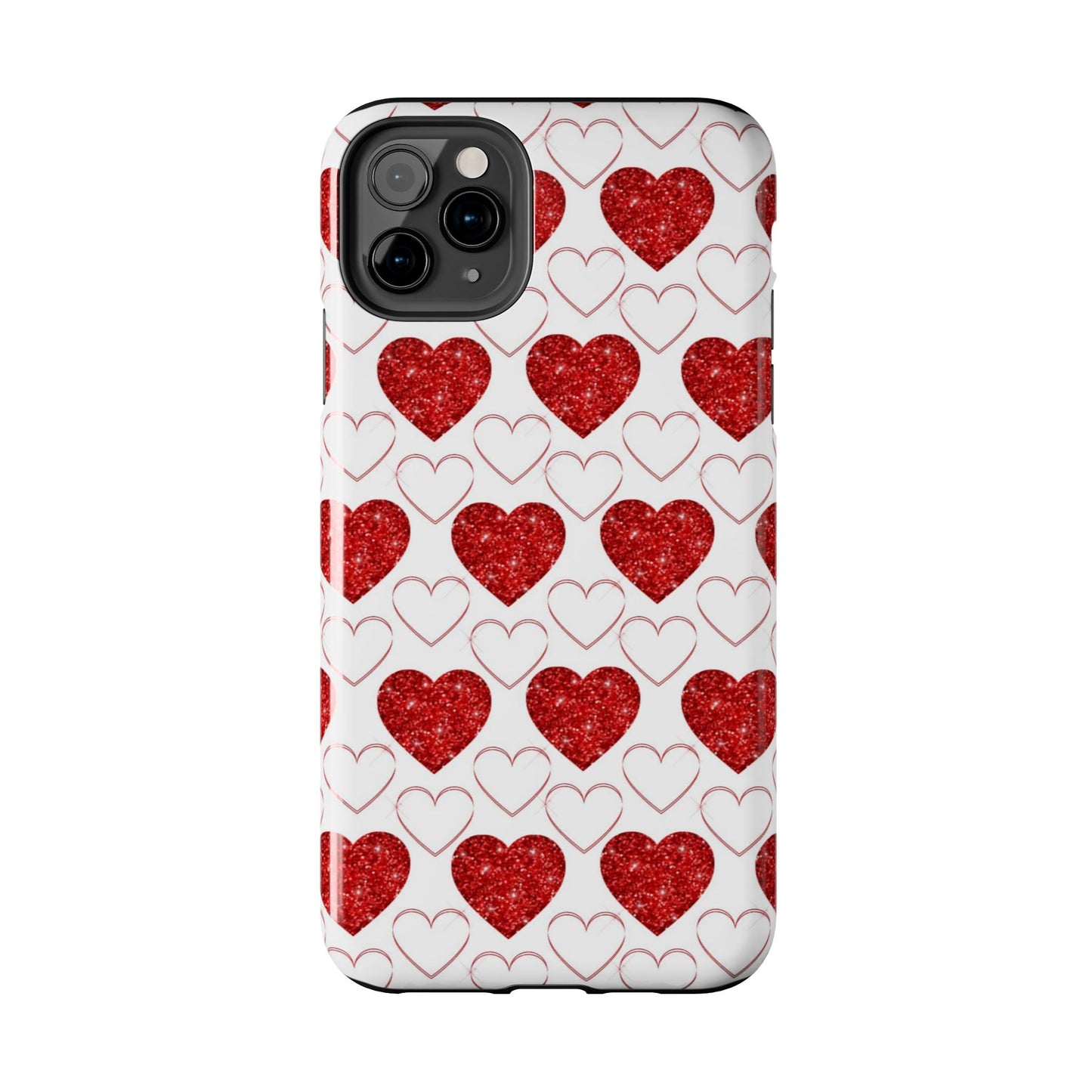 Glitter Heart Bliss - iPhone Series Case - BOGO Cases