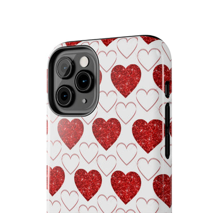 Glitter Heart Bliss - iPhone Series Case - BOGO Cases