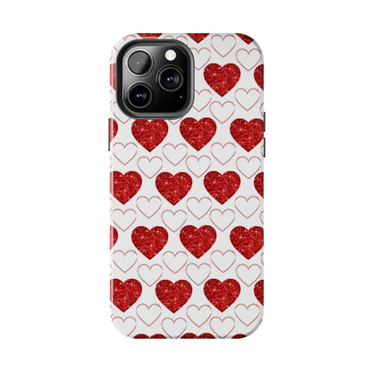 Glitter Heart Bliss - iPhone Series Case - BOGO Cases