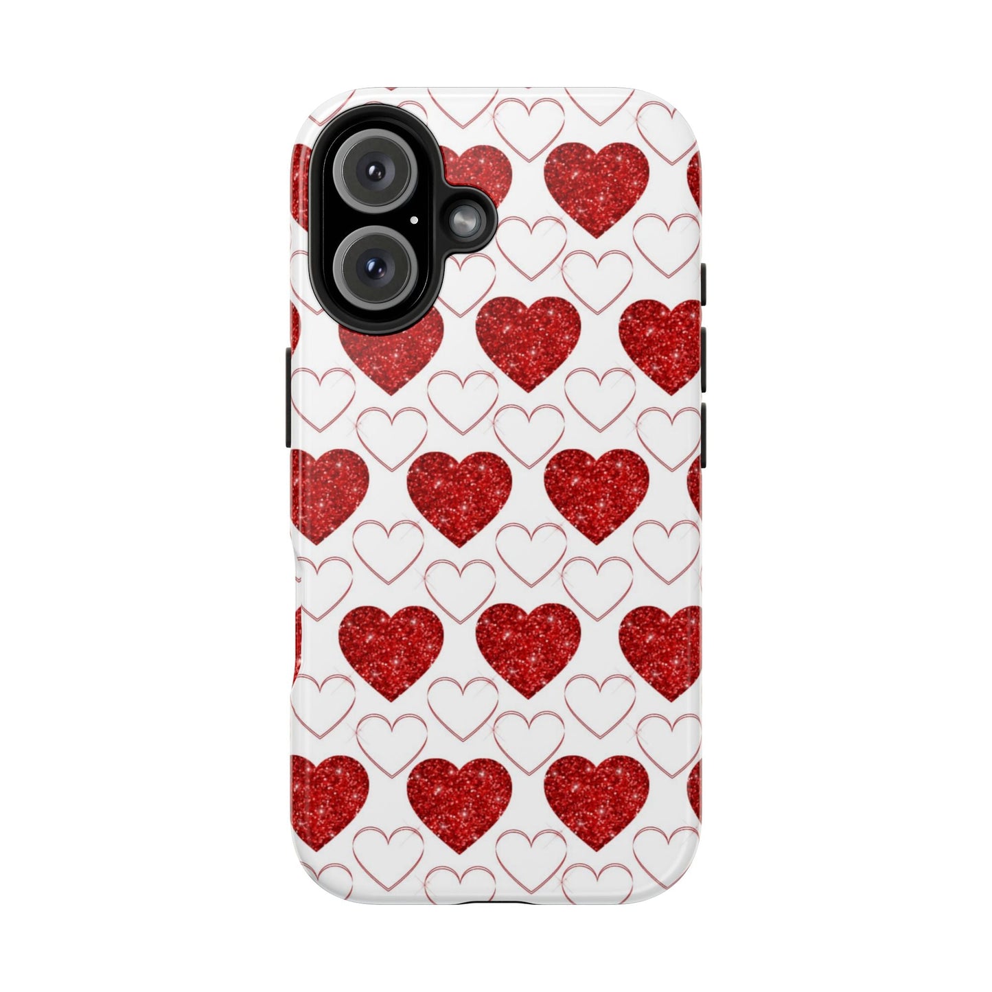 Glitter Heart Bliss - iPhone Series Case - BOGO Cases