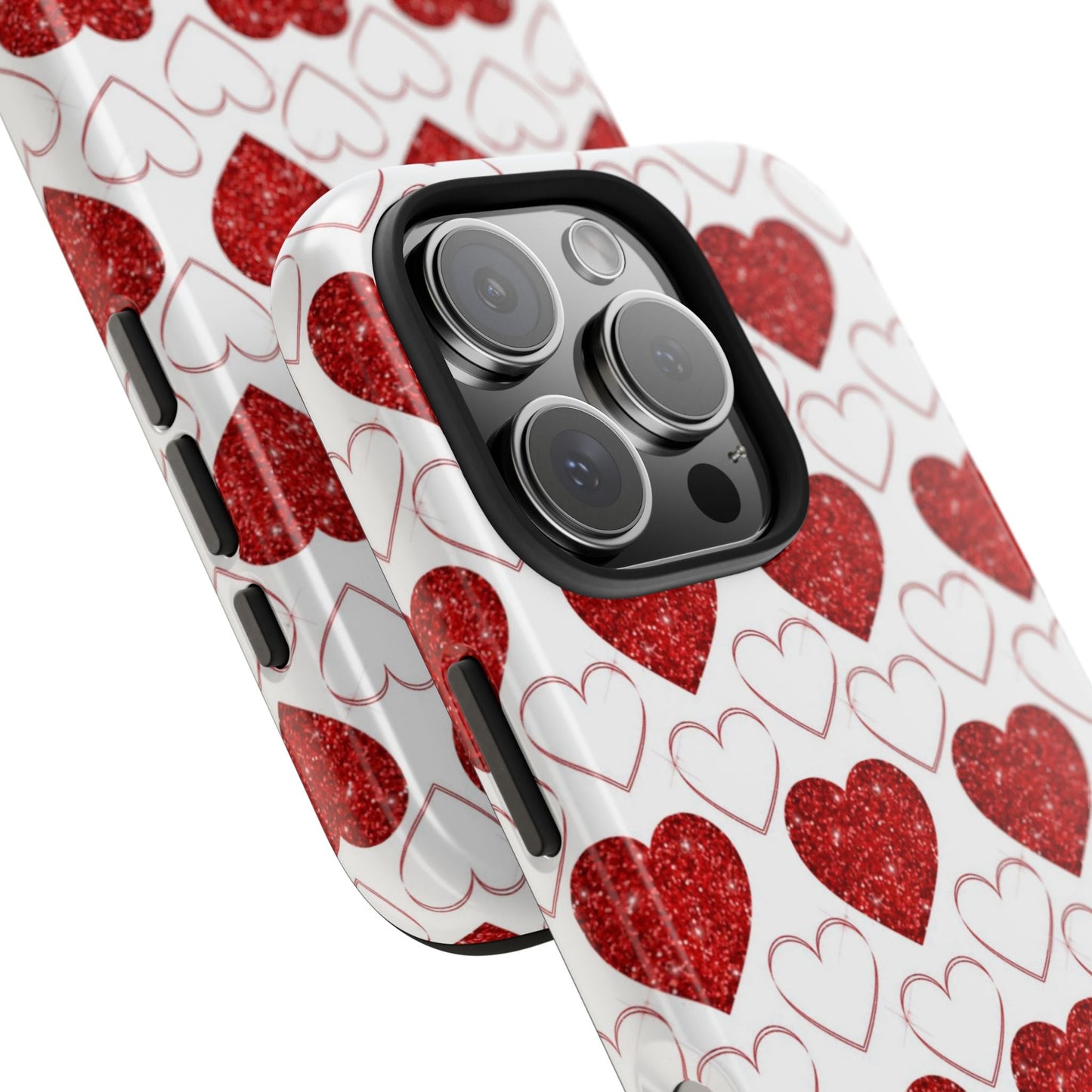 Glitter Heart Bliss - iPhone Series Case - BOGO Cases
