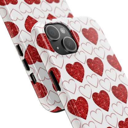 Glitter Heart Bliss - iPhone Series Case - BOGO Cases