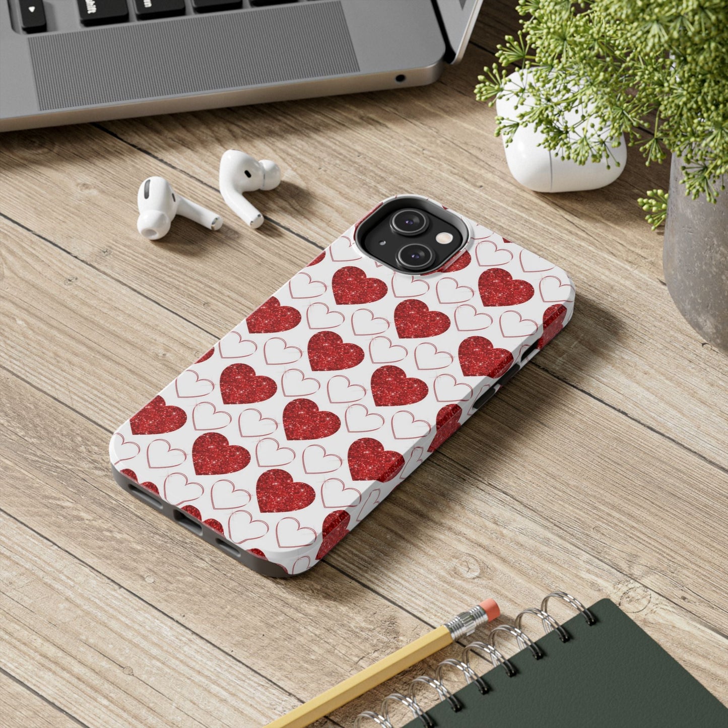 Glitter Heart Bliss - iPhone Series Case - BOGO Cases