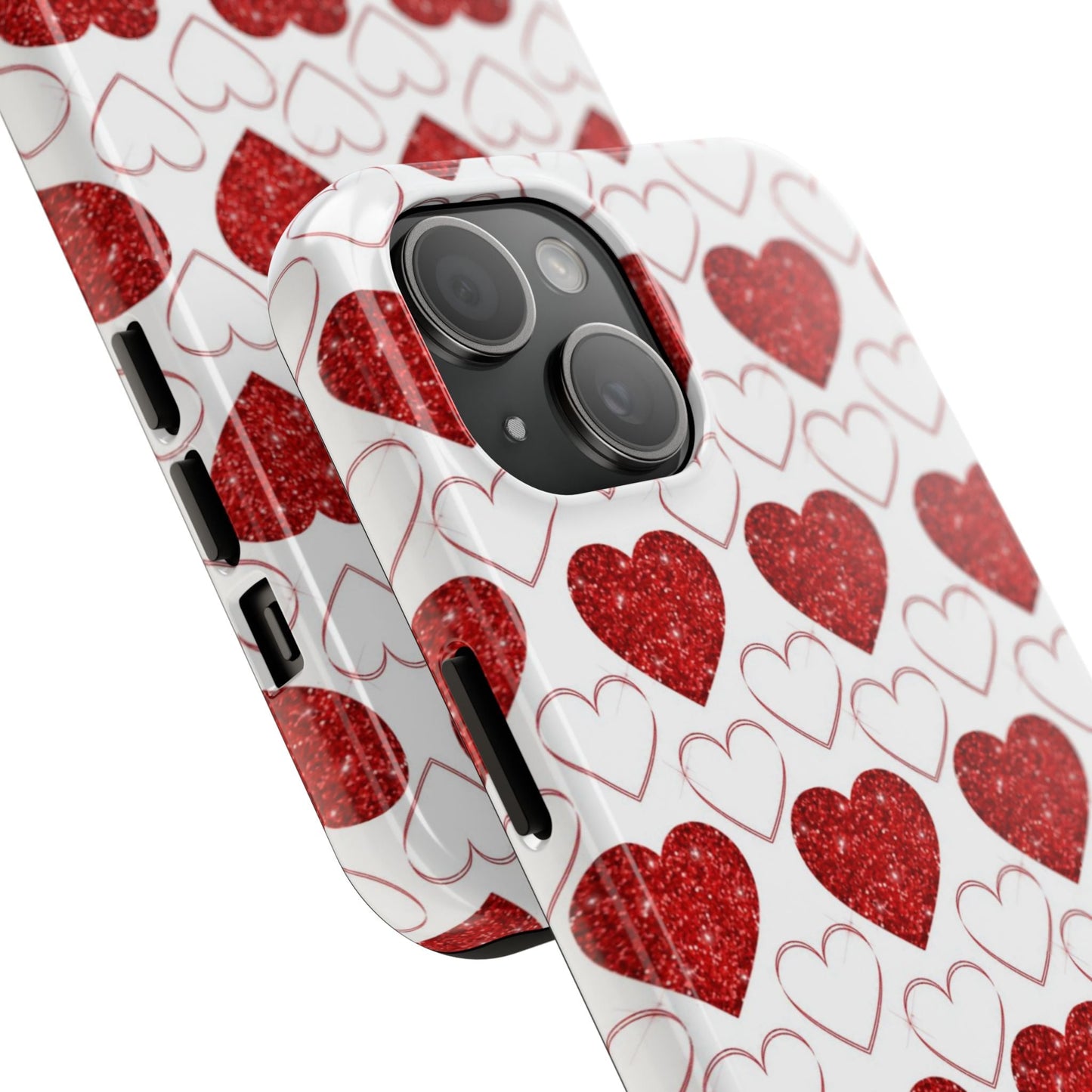 Glitter Heart Bliss - iPhone Series Case - BOGO Cases
