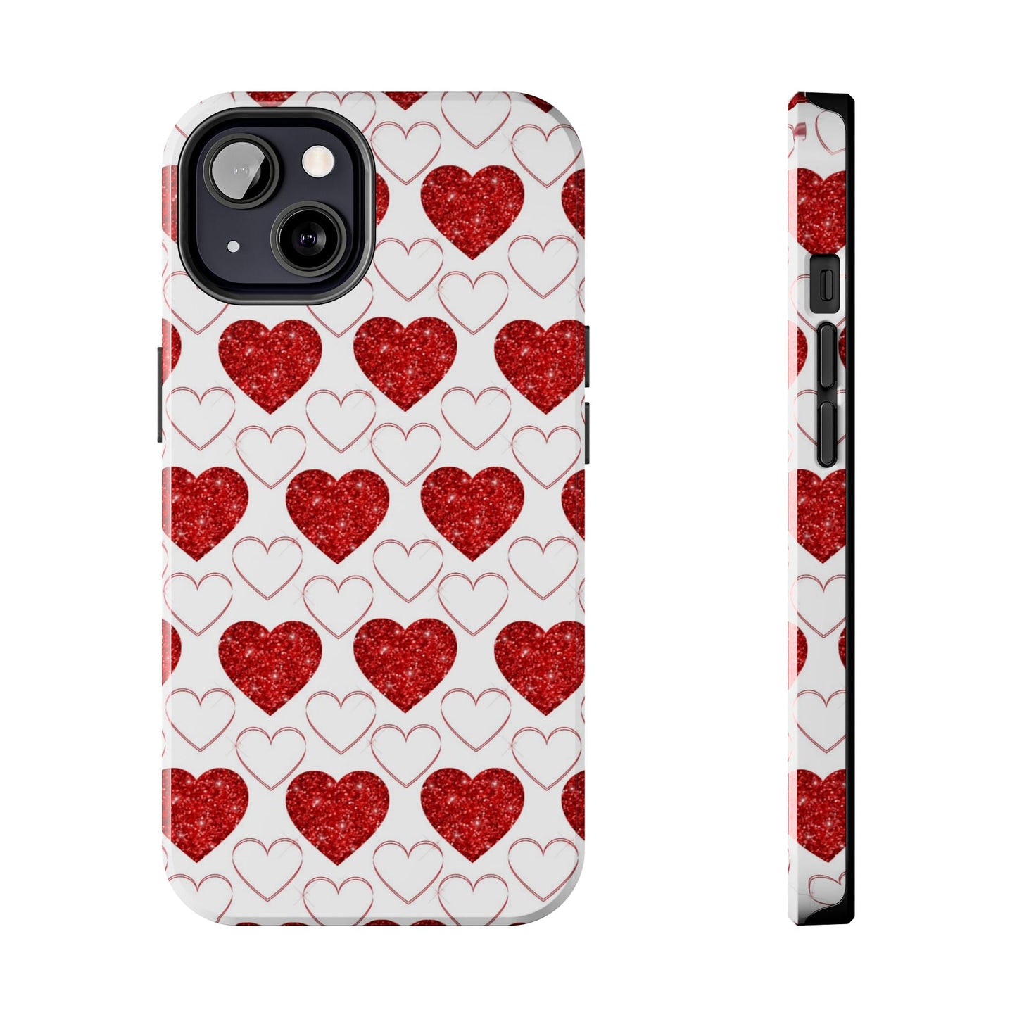 Glitter Heart Bliss - iPhone Series Case - BOGO Cases