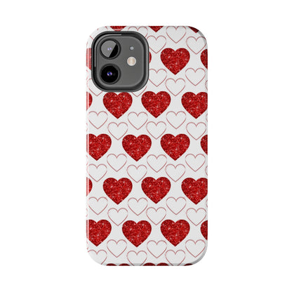 Glitter Heart Bliss - iPhone Series Case - BOGO Cases