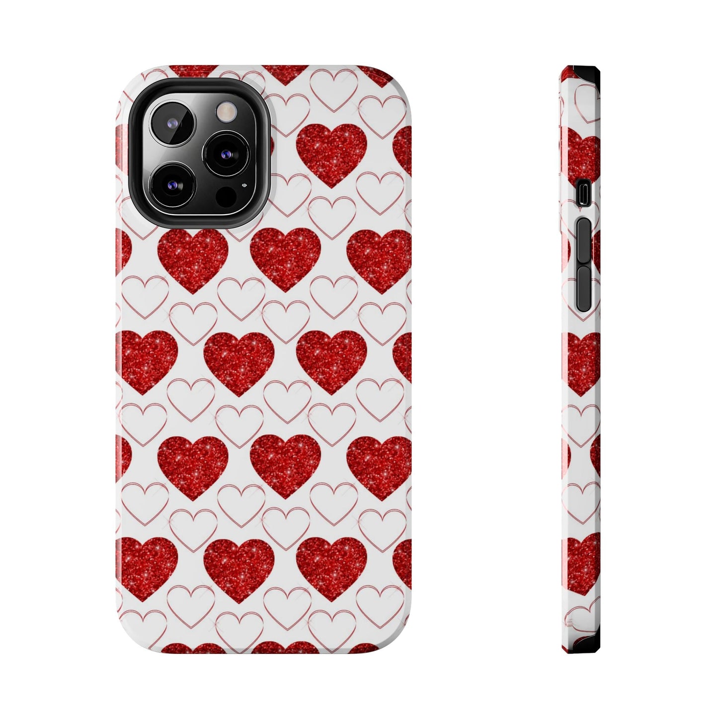 Glitter Heart Bliss - iPhone Series Case - BOGO Cases