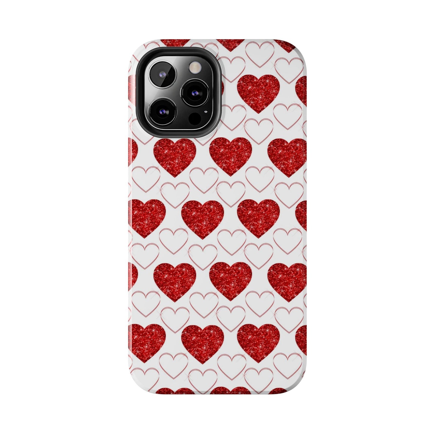Glitter Heart Bliss - iPhone Series Case - BOGO Cases