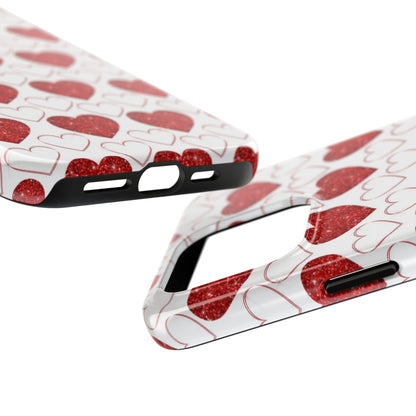 Glitter Heart Bliss - iPhone Series Case - BOGO Cases