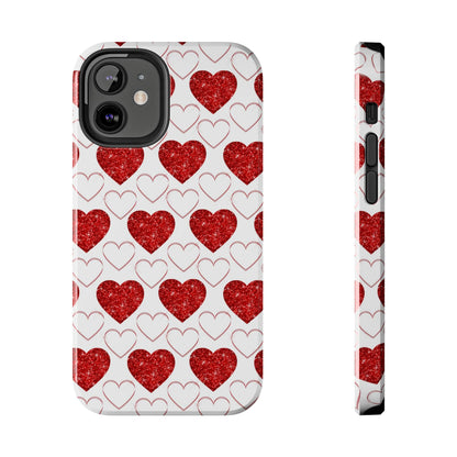 Glitter Heart Bliss - iPhone Series Case - BOGO Cases
