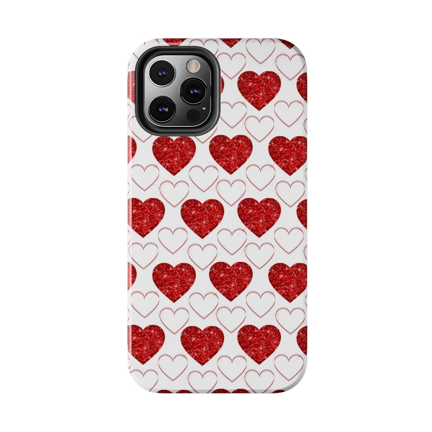 Glitter Heart Bliss - iPhone Series Case - BOGO Cases
