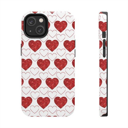 Glitter Heart Bliss - iPhone Series Case - BOGO Cases