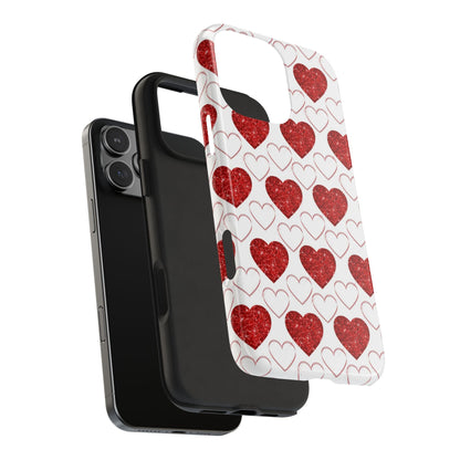 Glitter Heart Bliss - iPhone Series Case - BOGO Cases