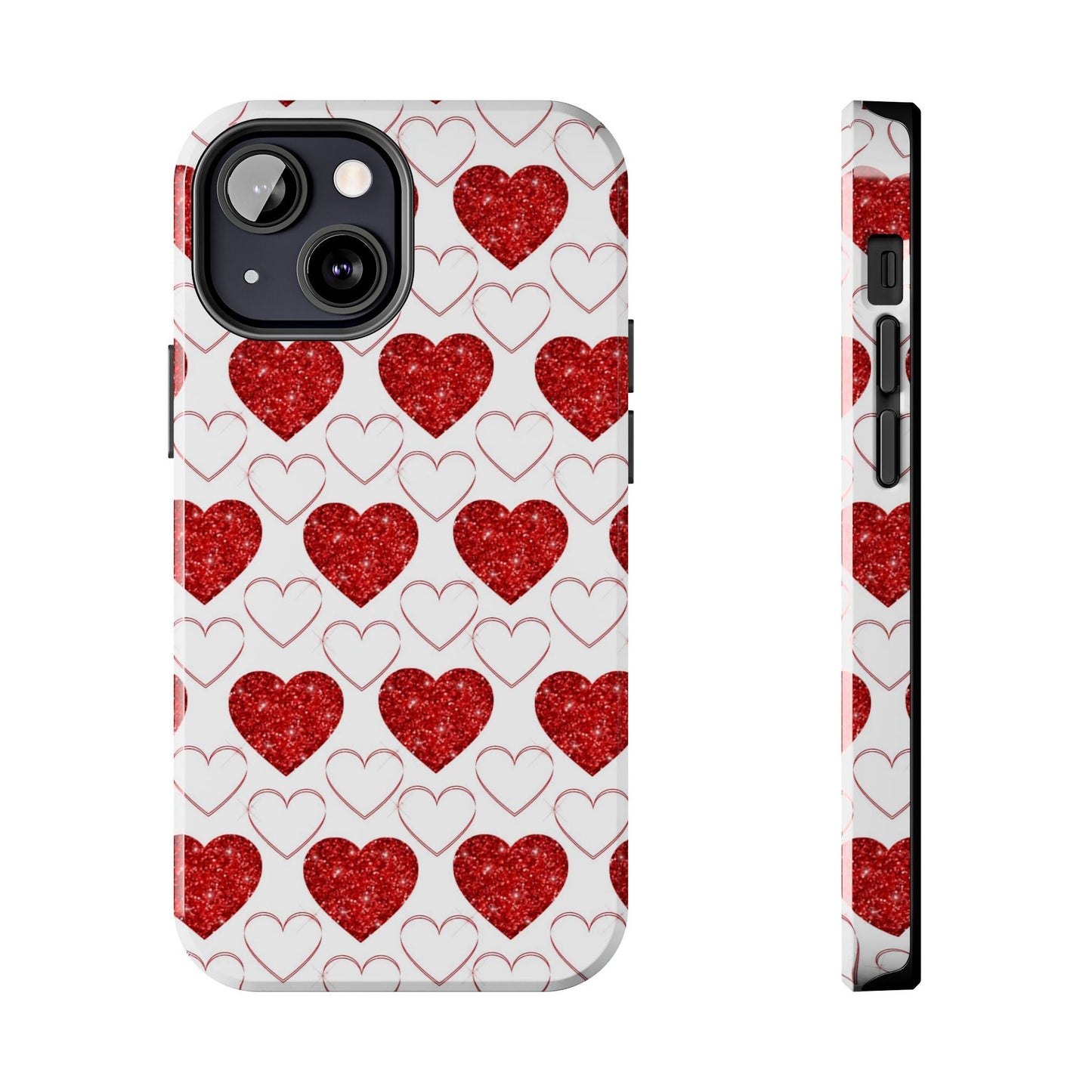 Glitter Heart Bliss - iPhone Series Case - BOGO Cases
