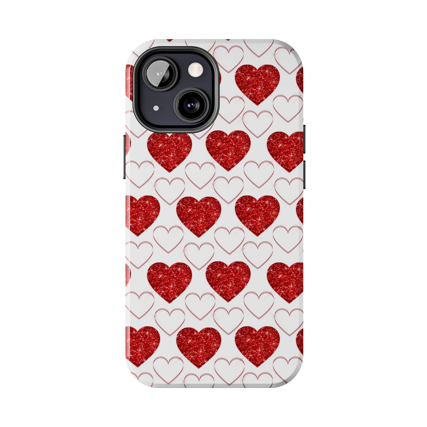 Glitter Heart Bliss - iPhone Series Case - BOGO Cases